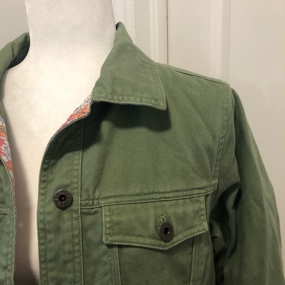 Ll bean ladies spring denim jean jacket size small - Picture 2 of 5